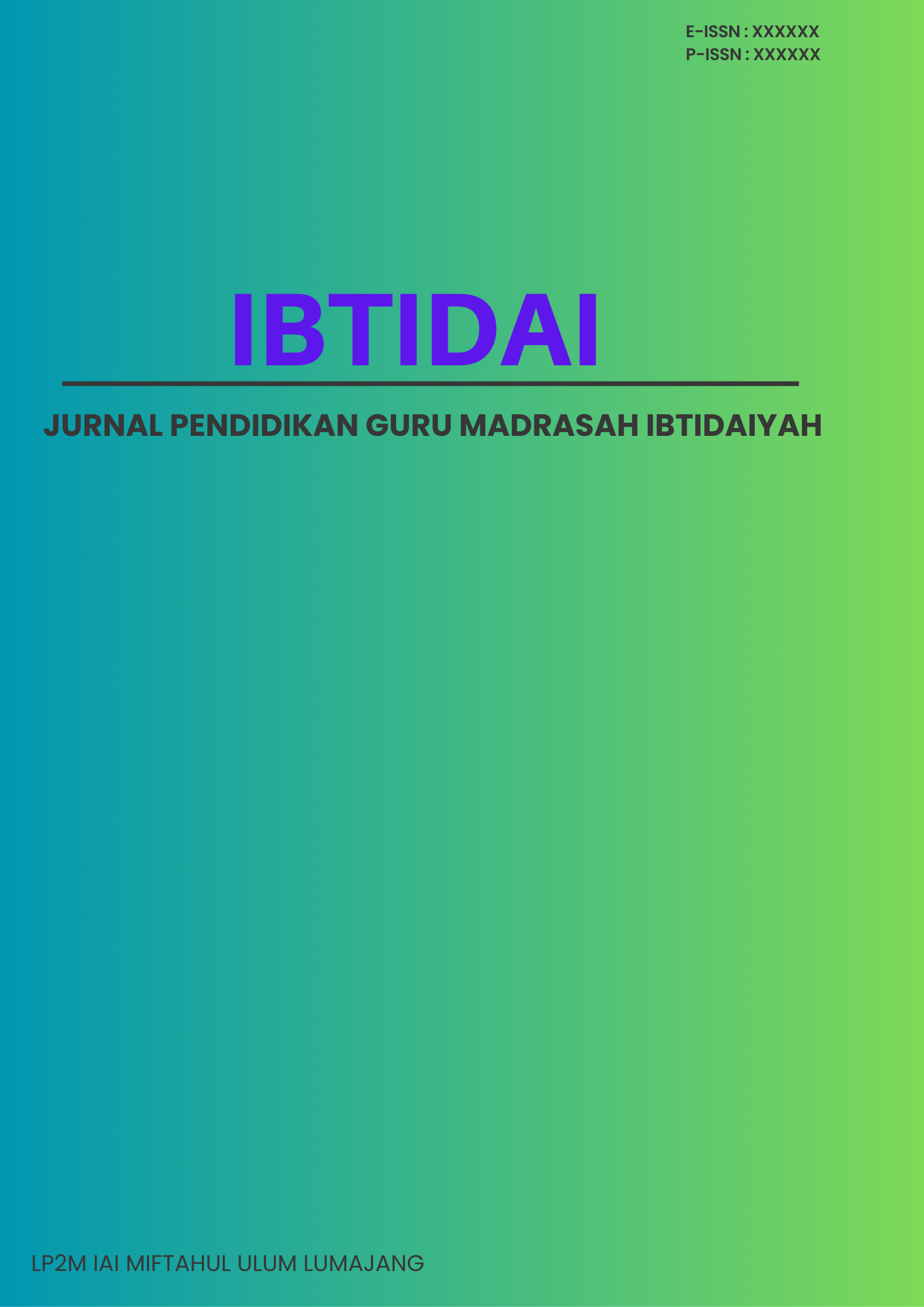 Ibtidai: Jurnal Pendidikan Guru Madrasah Ibtidaiyah